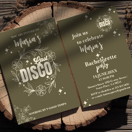 レトロエレガントバチェロレッテカスタム招待 招待状