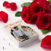 レトロエレガントボタニカルbohoフォト結婚式の引き出物 トランプ (インサイチュ (バレンタイン))