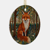 レトロエレガントボホアカキツネ セラミックオーナメント (右)