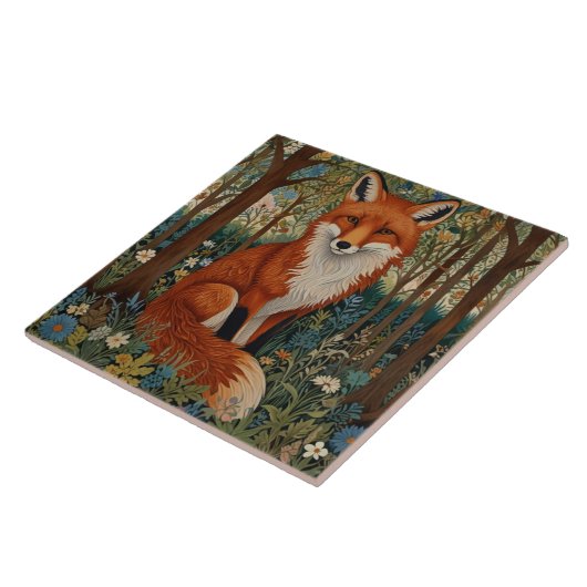 レトロエレガントボホアカキツネ タイル (側面)