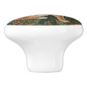 レトロエレガントボホーラビットウッドランドフローラ セラミックノブ (側面)