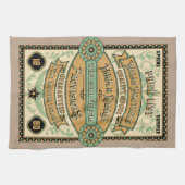 レトロエレガント素朴ファームハウス用品テキサス州 キッチンタオル (横)