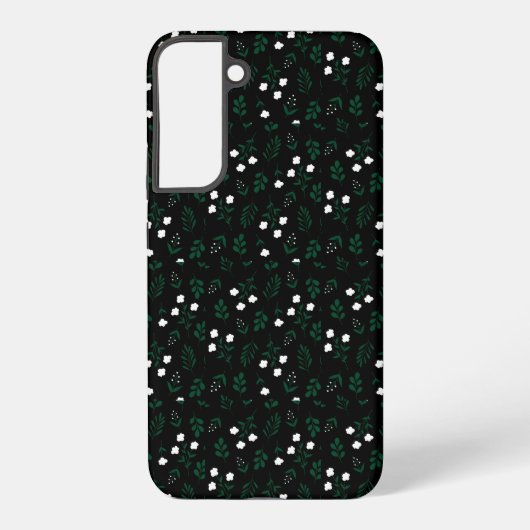 レトロエレガント フラワー SAMSUNG GALAXYケース (裏面)