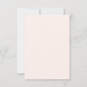 レトロエレガント ボヘミアン フラワー 88歳の誕生日 招待状 (裏面)