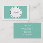 レトロエレガント 名刺 (正面/裏面)