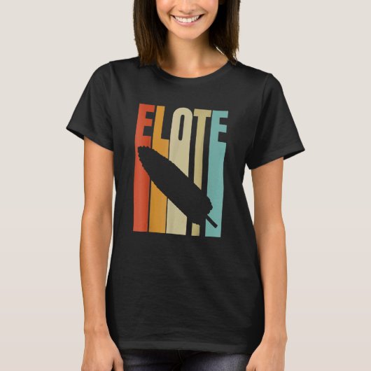 レトロエロテ通りフードメキシココーン Tシャツ (正面)