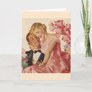 レトロエンゲージメントノートカード カード