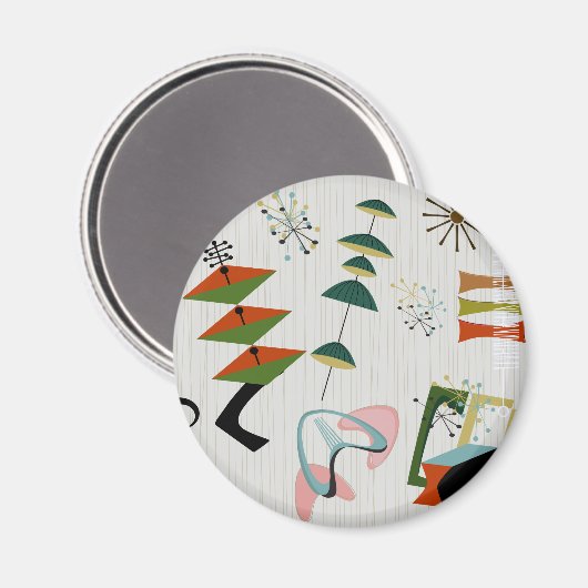 レトロエームスインスパイアラ原子 マグネット (正面/裏面)