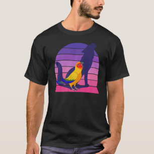 レトロオウムIハウリングオオオカミI悲鳴サンコンウア Tシャツ