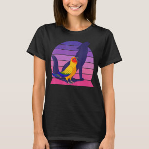レトロオウムIハウリングオオオカミI悲鳴サンコンウア Tシャツ