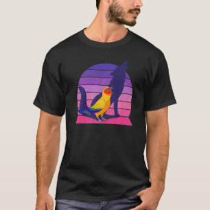レトロオウムIハウリングオオオカミI悲鳴サンコンウア Tシャツ