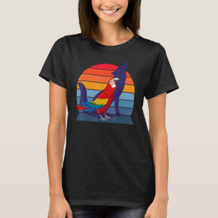 レトロオウムIハウリングオオオカミI悲鳴Scarlet Ma Tシャツ