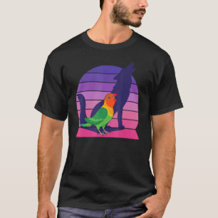 レトロオウムIハウリングオオカミI叫び声 Tシャツ