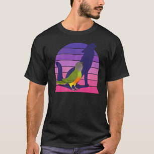 レトロオウムIハウリングオオカミI叫ぶセネガルPa Tシャツ