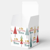 レトロオカラフルクリスマスツリーホリデイ フェイバーボックス (オープン)