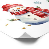 レトロオカラフルー何おもしろい優先誕生日 ポスター (角)