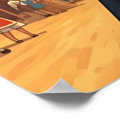 レトロオクトーバーフェストアート – ビール&お祝い ポスター (角)