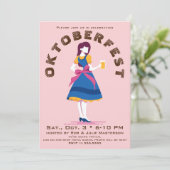 レトロオクトーバーフェストビアウーマンバーチャル 招待状 (スタンド正面)