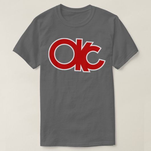 レトロオクラホマシティー89er野球 tシャツ (デザイン正面)