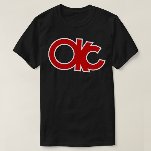 レトロオクラホマシティー89ers野球1 tシャツ (デザイン正面)