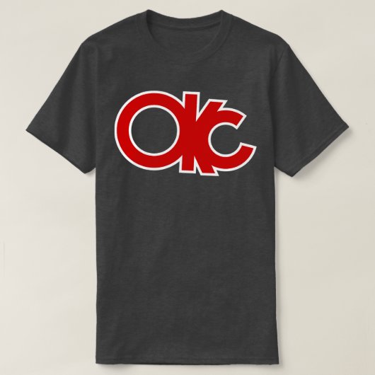 レトロオクラホマシティー89ers野球2 tシャツ (デザイン正面)