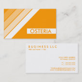 レトロオステリア 名刺 (正面/裏面)