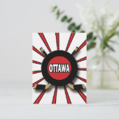 レトロオタホッケー ポストカード (スタンド正面)