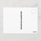 レトロオフィスボスレディ葉書 ポストカード (裏面)