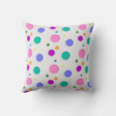 レトロオフセットドット装飾用クッション クッション (裏面)