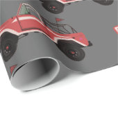 レトロオフロード4x4ビーチ乳母車ラッピング紙 ラッピングペーパー (ロールコーナー)