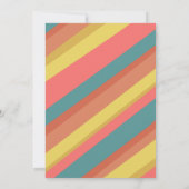 レトロオベビーベビーシャワー招待状 招待状 (裏面)