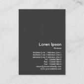 レトロオペアート 名刺 (裏面)