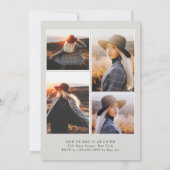 レトロオモダンバルクラス2024写真卒業 招待状 (裏面)