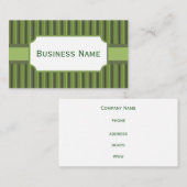 レトロオリーブ名刺 名刺 (正面/裏面)