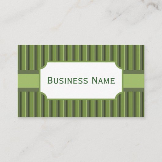 レトロオリーブ名刺 名刺 (正面)