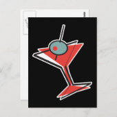 レトロオリーブ・マルティーニ ポストカード (正面/裏面)