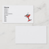 レトロオリーブ・マルティーニ 名刺 (正面/裏面)