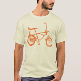 レトロオレンジクレートバナナシートバイク Tシャツ