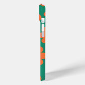 レトロオレンジフラワー Case-Mate iPhoneケース (裏面 / 左)