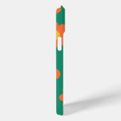 レトロオレンジフラワー Case-Mate iPhoneケース (裏面 / 右)