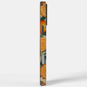 レトロオレンジフルーツパターンiPhone 16 Pro Maxケース Case-Mate iPhoneケース (裏面 / 右)