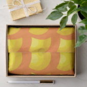 レトロオレンジ円 薄葉紙 (ギフト)