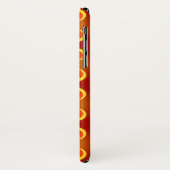 レトロオレンジ1970ケースメイトiPhoneケース Case-Mate iPhoneケース (裏面/左)