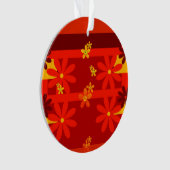レトロオレンジ1970年代 オーナメント (正面)