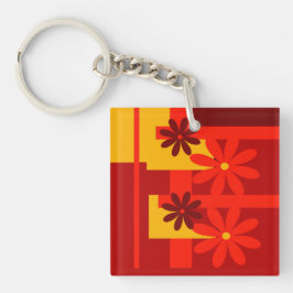 レトロオレンジ1970年代 キーホルダー