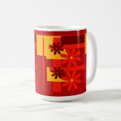 レトロオレンジ1970年代 コーヒーマグカップ (正面右)