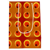 レトロオレンジ1970年代 ミディアムペーパーバッグ (裏面)