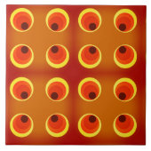 レトロオレンジ1970 タイル (正面)