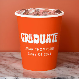 レトロオレンジ2024年大学院 紙コップ