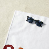 レトロオークビルウォーターポロビーチタオル ビーチタオル (インサイチュ)